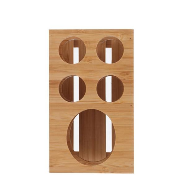 Органический устойчивый бамбуковый зубной щетки держатель зубной пасты стойка для ванной ванной хранения