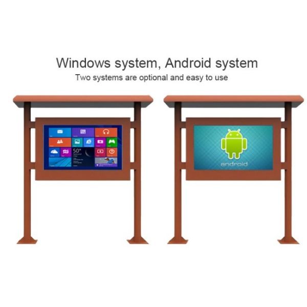 43 inch Canopy-Mounted High performance Video Advertising Outdoor Lcd Screen