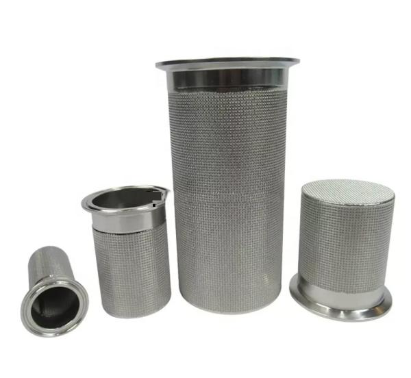 Sintered Filter element 50 Micron 20 Inch 304 Sintered Stainless Steel Fiber 316l Sintered Wire Mesh Filter element Cartridge