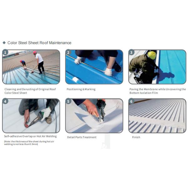 Мембрана устойчивой собственной личности погоды мембраны Bondsure® TPO делая водостойким слипчивая бутиловая делая водостойким