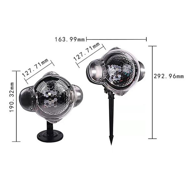Factory Directly Supply Amazon Ebay New Outdoor Waterproof Christmas LED Snowfall Projector