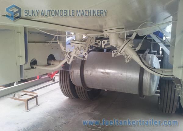 58500 liters tri-axle LPG tank trailer 24.5MT , LPG gas tanker semi trailer
