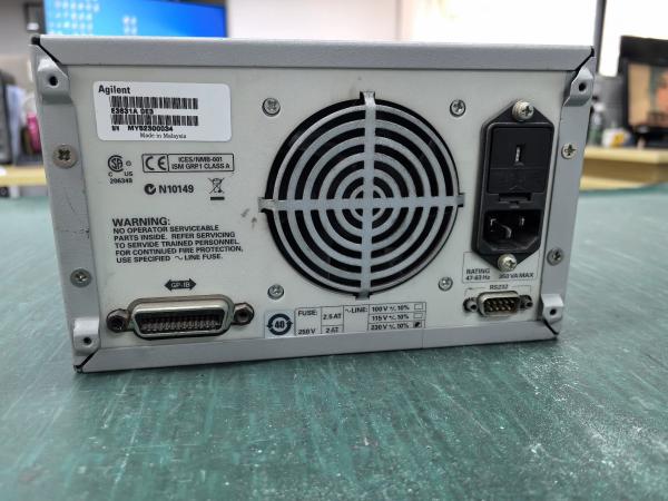 80 W Triple Output Dc Power Supply 6 V / 5 A & ±25 V / 1 A Agilent E3631A