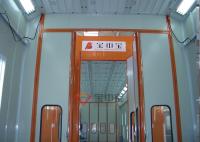 cabine de pulverizador industrial longa do ônibus de 15m com iluminação do lado do armário do fã