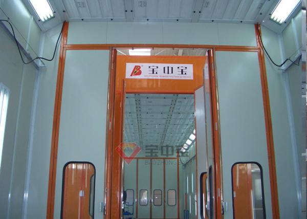 Sala média completa da pintura da porta da cabine de pulverizador do Downdraft do ônibus diesel do aquecimento