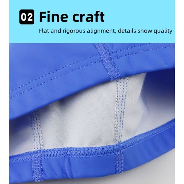 Color Fading Resistant Waterproof Swim Cap Soft for Adults 100% Elasticity