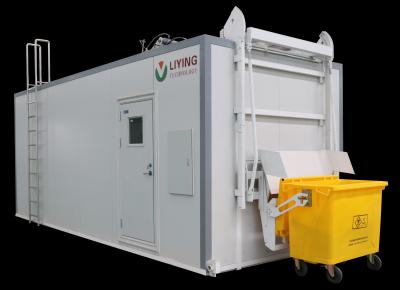 Chemotherapy Medical Waste Shredder Disposal Machine Unit 300kg/h
