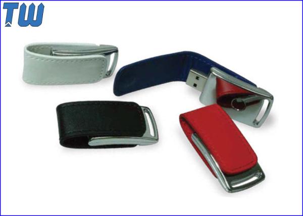 Leather Bag Protection Pen Drive Solid Body with Small Magnet inside