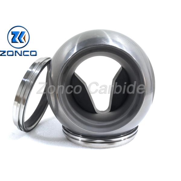 YG8 Polished Valve Trim / Valve Ball And Seat For Oil Industry ISO Grade