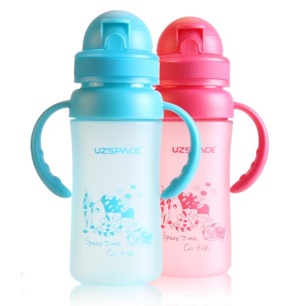 Non - Toxic Silicone Baby Products 270ml Silicone Nipple Bottles With Washable And Durable
