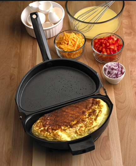 Breakfast Egg Skillet/Nonstick Folding Omelet Fry Pan
