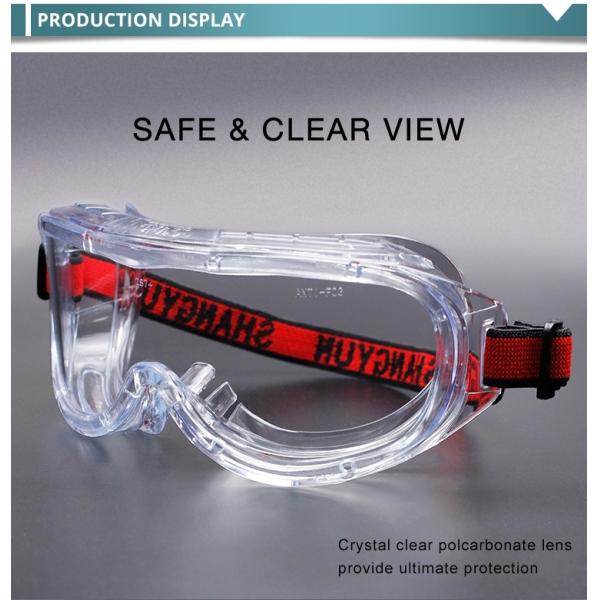 Durable Medical Protective Goggles , Anti Fog Eye Protection Goggles
