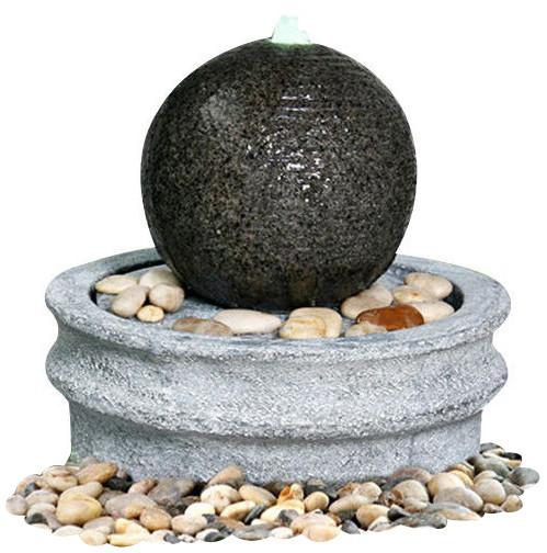 Marble Ball Outdoor Sphere Water Fountains Outdoor / Indoor Sphere Garden Fountain