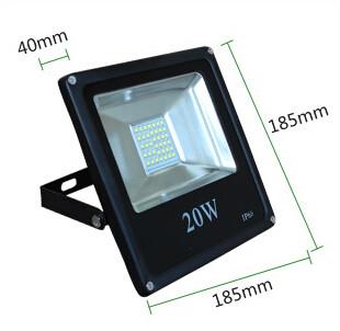 20W led reflector led lamp dimmable flood lighting SMD5630 black grey white housing