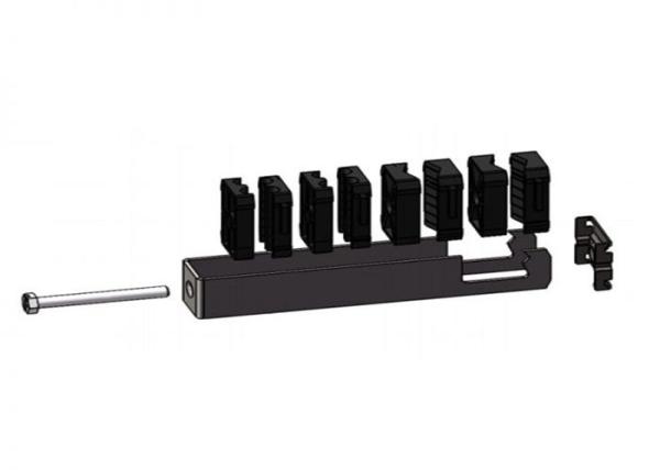 Steel Frame Feeder Cable Clamp 7 - 8 + 13 - 22mm  Combined Easy Quick Fastening
