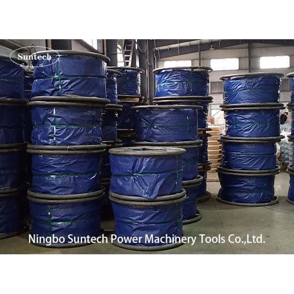 Large Diameter Conductor Stringing Blocks Bundled Half Lined Steel Wire Rope