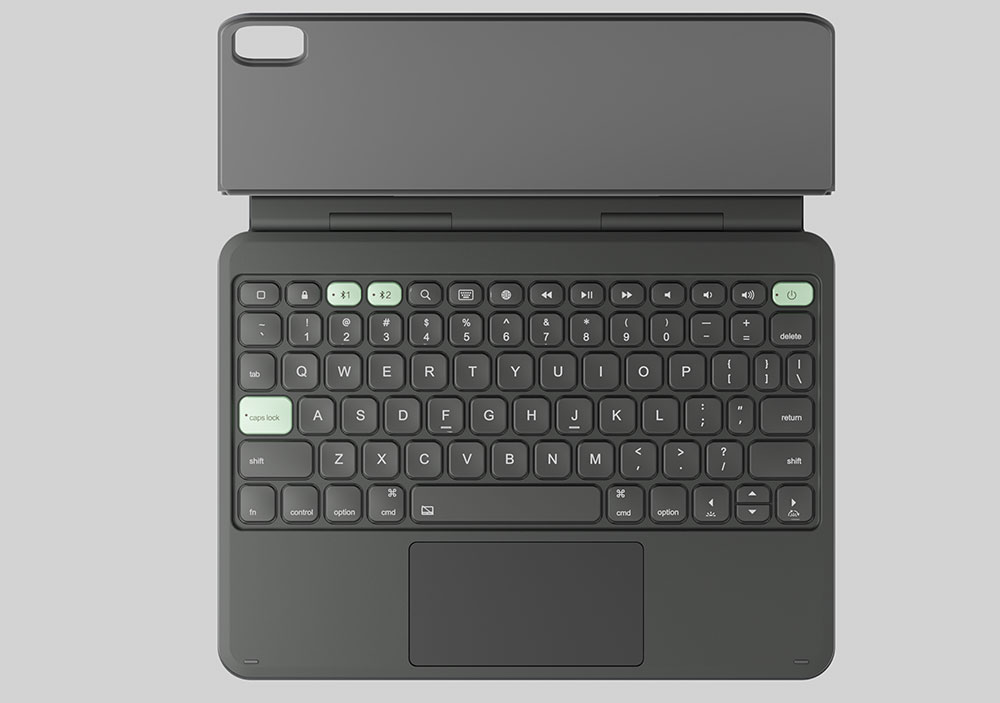 Laudtec Aluminum Magic Keyboard for Apple Magnetic Key Board Customize Language Layout for iPad Pro 11 13 Pouce M4 M5 Pbk350 Wholesale OEM/ODM/Private Label