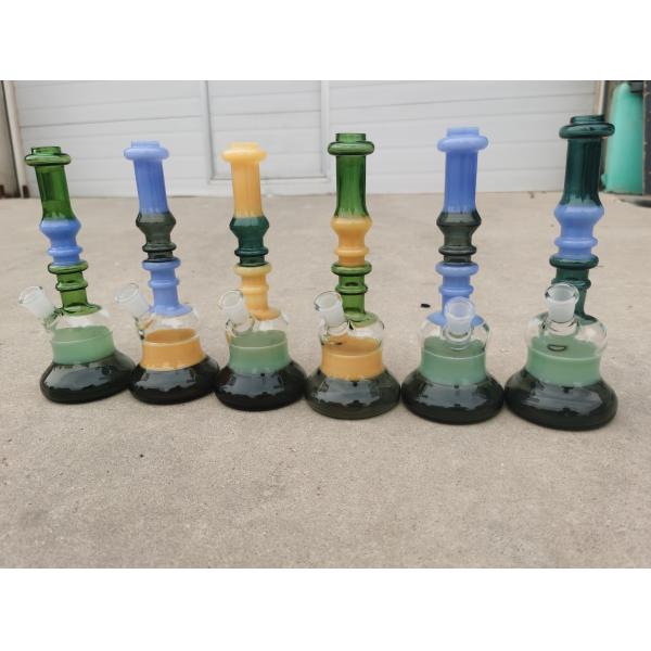 14mm Water Pipes Glass Bongs 10Inch Big Glass Beaker Bong