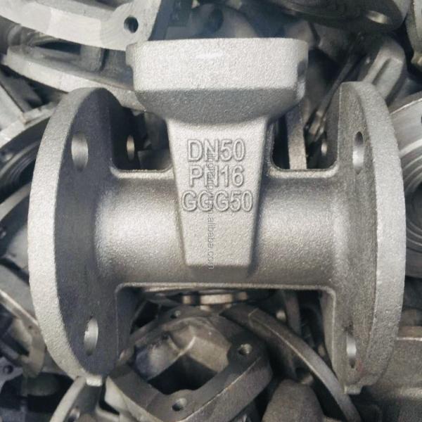 QT450 DN50 Non Rising Stem Gate Valve Soft Sealing Elastic Seat