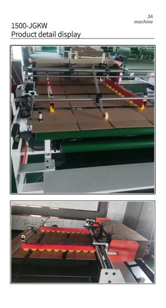 Computerized Corrugating Machine CQT2400 Semi Automatic Folder Gluer for Corrugated Box