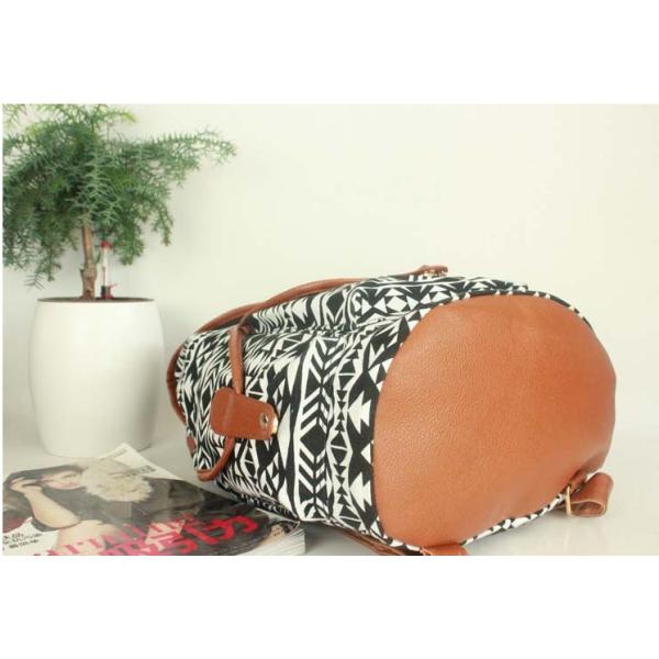 2016 new winter canvas printing Diamondbacks casual shoulder bag backpack men and women