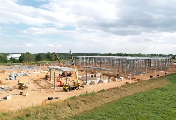 Customizable Dimensions Steel Frame Building with 50+ Years Lifespan and Wind Load Resistance