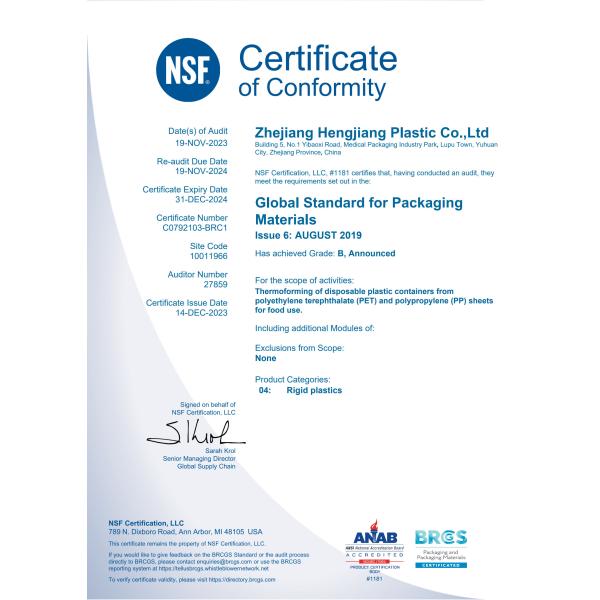 Green Square Pastry Tray Disposable Plastic Dessert Containers