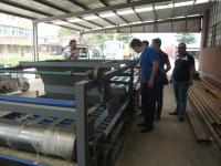 Linha de produção automática desempenho de grande resistência da placa do MgO para materiais de construção