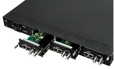 Модуляция QAM GQ-3680 серия модульного IPQAM, 48 или 72, 3 pluggable модуля QAM