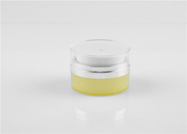 emballage privé d'air cosmétique de pot de pompe de presse de visage 50g de conteneur acrylique de crème