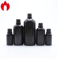 Les fioles à bouchon vissable de verre à chaux sodée noircissent la bouteille 10ml 20ml 30ml 50ml 100ml en verre d'huile essentielle