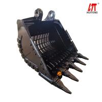 Factory supply 20 ton excavator skeleton bucket with rocky teeth