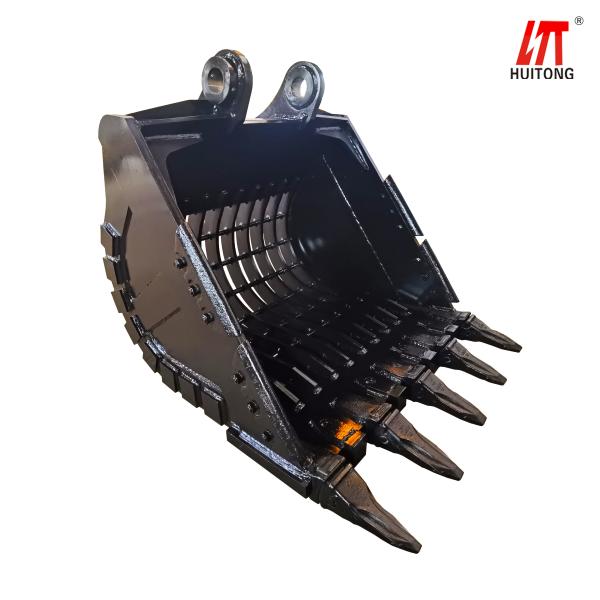Factory supply 20 ton excavator skeleton bucket with rocky teeth
