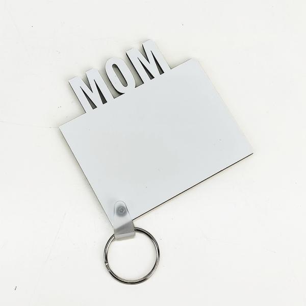 Double Sided Sublimation MOM DAD LOVE Key Rings Blank
