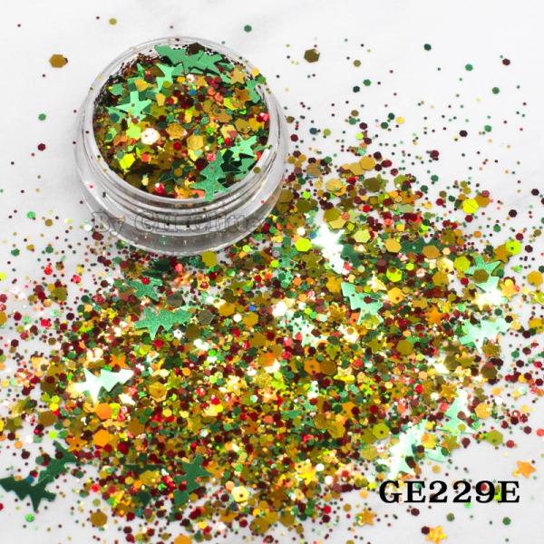 Chunky Cosmetic Xmas Halloween Glitter Mix Winter Style 1KG Customized