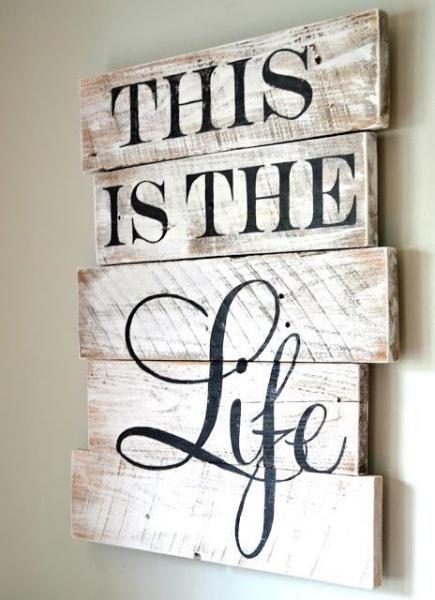 Portable Wall Sign Sayings WP0133 Wall Hanging Type Simple Maintenance