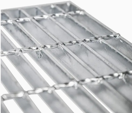 Heavy-Duty Customizable Anti-Corrosion Non-Slip Breathable Steel Grating Galvanized Steel Type