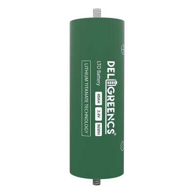 20C Peak Discharge LTO 60165 Cells 2.4V 37AH 40AH Fast Charging For Car Audio System