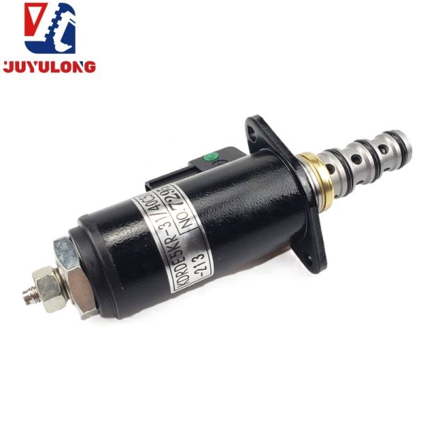 JUYULONG Two-Speed Solenoid Valve for KobelCO SK200 250 260-6E-8 31/40C50-213 Excavator Compatible Construction Machinery Part