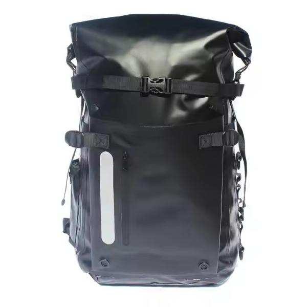 Custom Logo PVC Foldable Long Freediving Fin Bag Backpack With Double Shoulder Strap