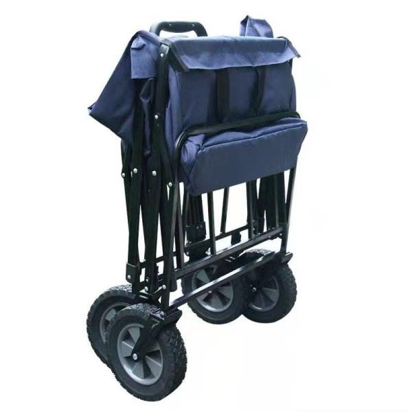 Outdoor Portable Folding Trolley Utility Wagon Perfect for Camping and Beach Travel