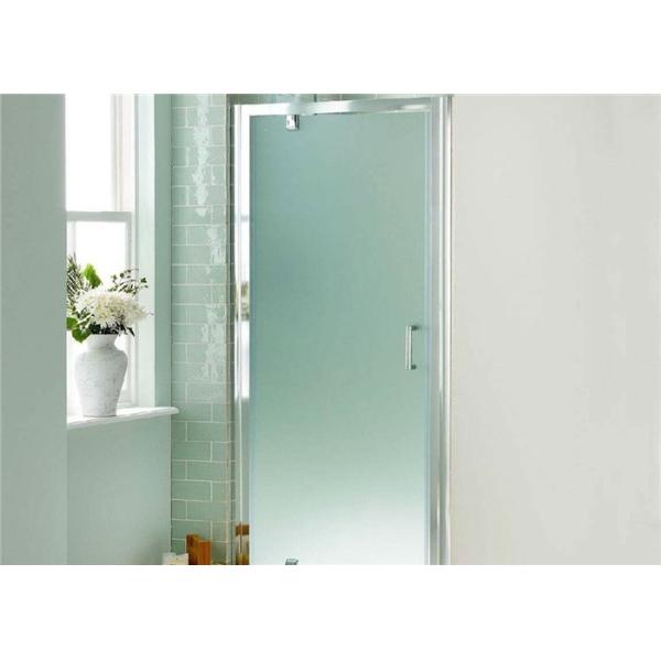 Plain Frosted Glass Sheets Flat Sandblasted Glass Panels 4mm - 19mm Thickness For Glass Partition