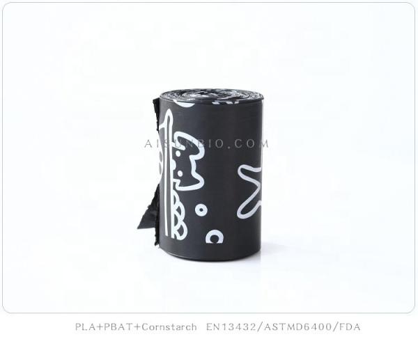 Veste 100% biodegradável Sacos de Resíduos para Animais de Criança Rolo Para Cocô de Cão Personalizado