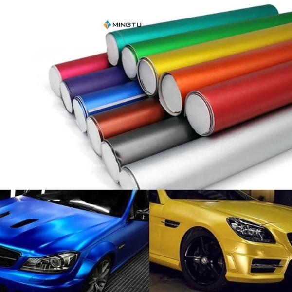 Mingtu OEM ODM 1.52X18m Roll Emerald Green Car Wrap Vinyl Film Fan Club Design Style