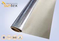 tissu de fibre de verre de bouclier thermique de tissu de fibre de verre de papier d'aluminium de 1.7mm pour ignifuge et imperméable