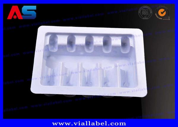Na venda! Bandeja plástica da bolha do ANIMAL DE ESTIMAÇÃO transparente de 10 tubos de ensaio 2ml que empacota o transporte livre