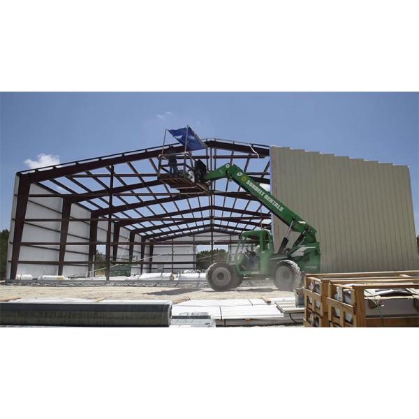 ±1% Tolerance Steel Frame Warehouse Building For Storage