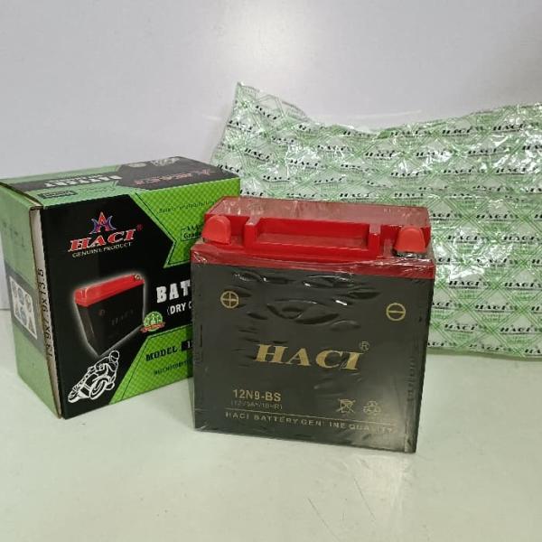Red Cover Motorcycle Battery 12N9 12N9-BS Battery Replacement A Grade