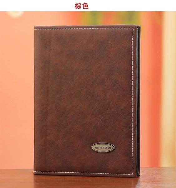 LEATHER 6 PHOTO ALBUM FAMILY ALBUM ALBUM 240 INTERLEAVED BUSINESS OFFICE PHOTO ALBUM BAG ALBUM