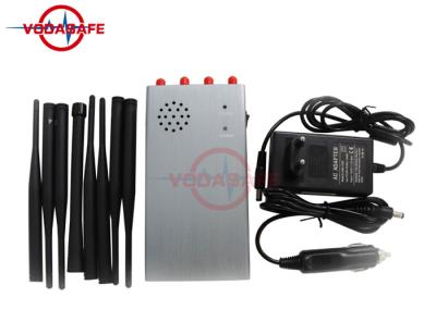 Jammer portátil do telefone celular da sala de aula mini, dissipador de calor celular do alumínio do jammer do sinal
